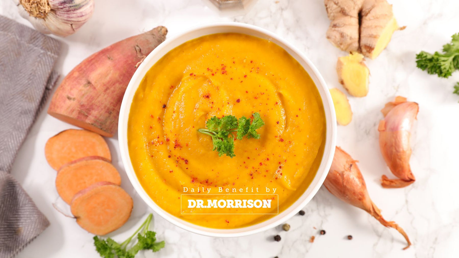 Ginger & Sweet Potato Soup