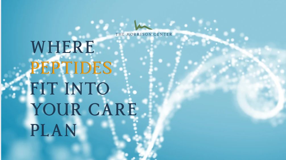 Where peptides fit into your care plan