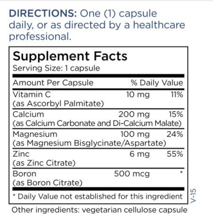 Cal/Mag/Zinc Complex Other Supplements Metabolic Maintenance   