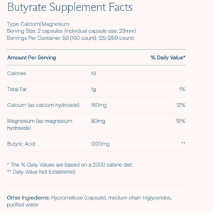 Calcium Magnesium Butyrate Other Supplements BodyBio