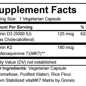 Vitamin D3/K2 Dr. Morrison Supplements Dr. Morrison Daily Benefit