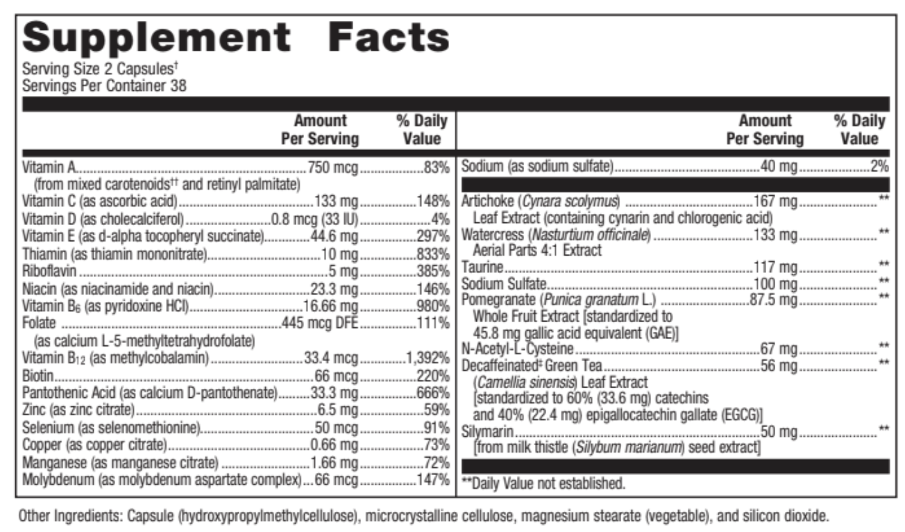 Detox Multi Daily Benefit,Other Supplements Dr. Morrison Daily Benefit