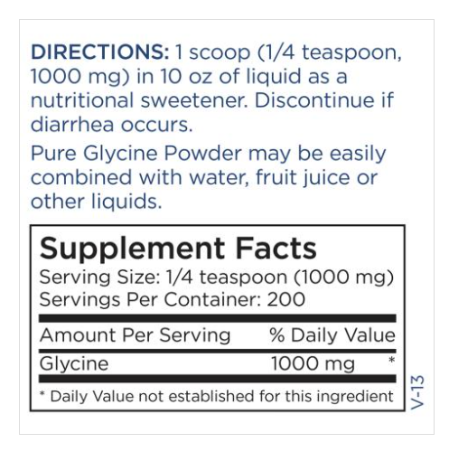 Glycine Powder  Metabolic Maintenance   