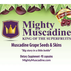 Mighty Muscadine Grape Seeds and Skins Supplement Daily Benefit,Other Supplements Mighty Muscadine