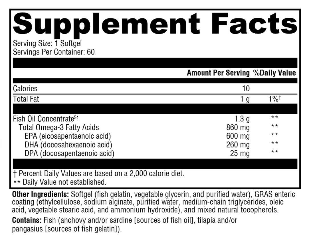 Omega Benefit ES Daily Benefit,Other Supplements Dr. Morrison Daily Benefit