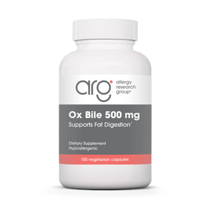 Ox Bile 500mg Other Supplements Allergy Research Group
