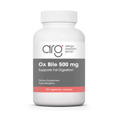 Ox Bile 500mg Other Supplements Allergy Research Group