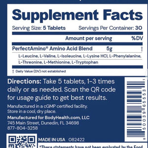 Perfect Amino Other Supplements BodyHealth   