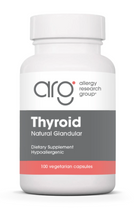 Thyroid Natural Glandular Other Supplements Allergy Research Group