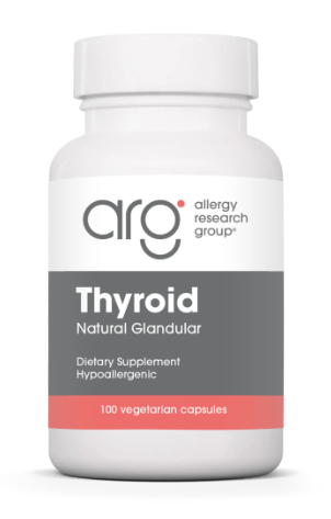Thyroid Natural Glandular Other Supplements Allergy Research Group