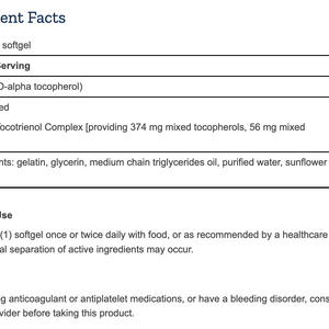 Gamma E – Short Dated (Exp 6/25) Other Supplements Life Extension