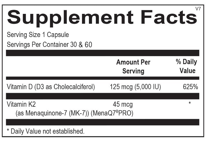 K2 + D3 Vitamina R10 Nutrition