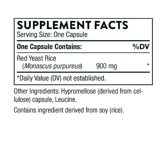 Choleast-900 (Red Yeast Rice)  Thorne Research   