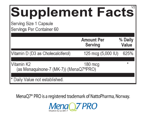 Vitamin D3/K2 Dr. Morrison Supplements Dr. Morrison Daily Benefit   