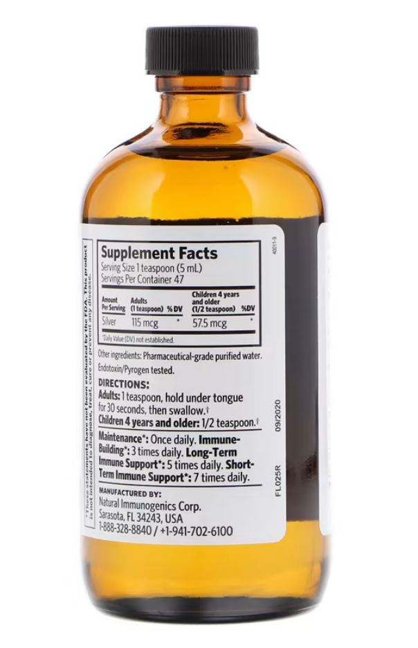 Argentyn 23 Refill Bottle (8 oz)  Natural Immunogenics Corp.   