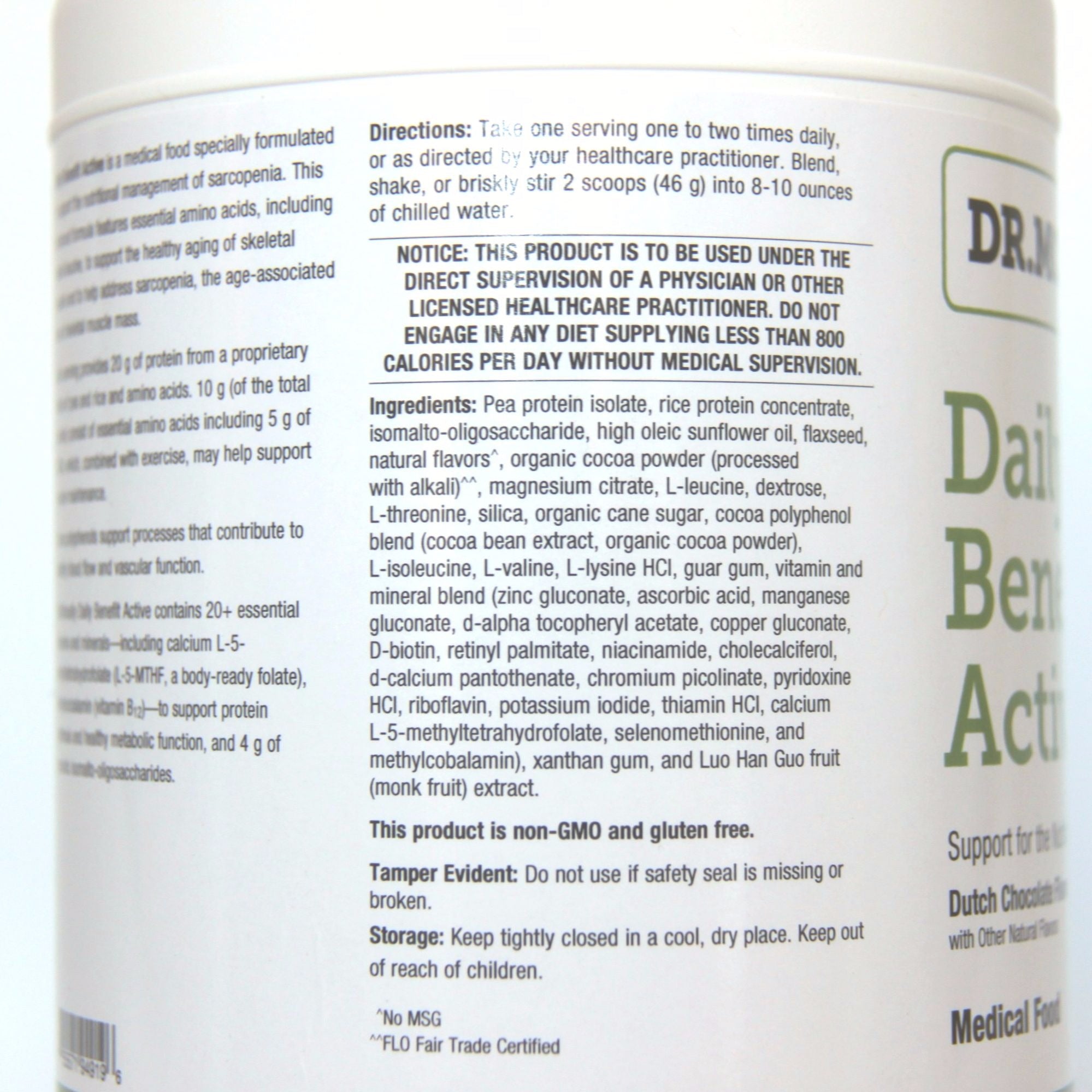 Daily Benefit Active Chocolate Dr. Morrison Supplements Dr. Morrison Daily Benefit   