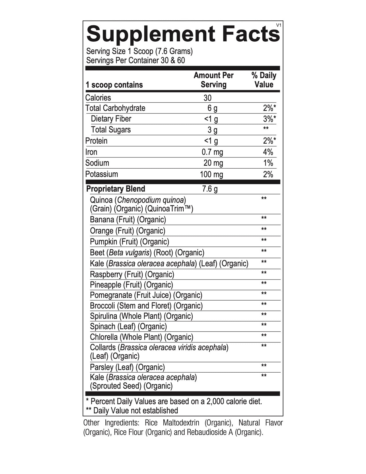 Daily Greens Dr. Morrison Supplements Dr. Morrison Daily Benefit   