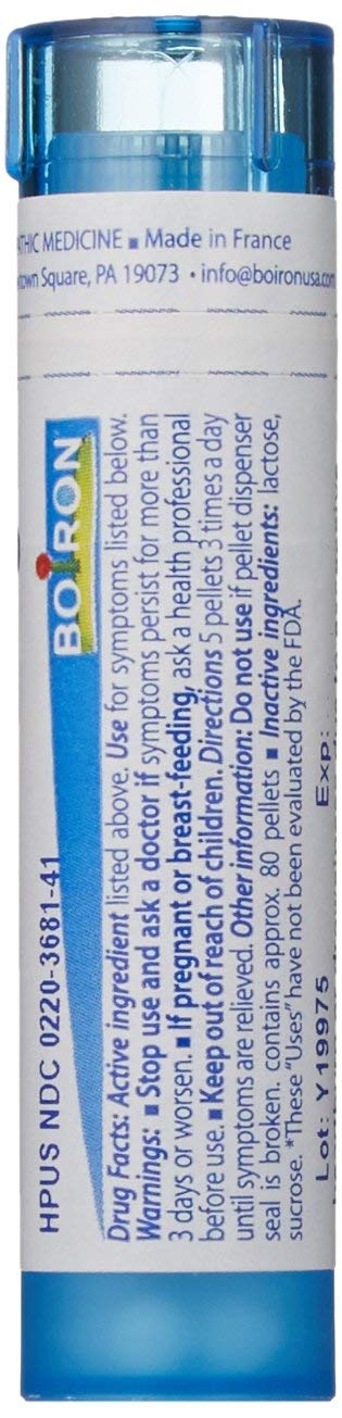 Nux Vomica 6C Homeopathic Pellets Other Supplements Boiron   