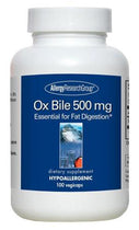 Ox Bile 500mg Other Supplements Allergy Research Group   