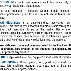 S-Acetyl Glutathione Daily Benefit, Other Supplements Dr. Morrison Daily Benefit   