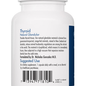 Thyroid Natural Glandular Other Supplements Allergy Research Group   