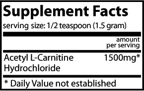 Acetyl-L-Carnitine Powder Other Supplements Vital Nutrients   