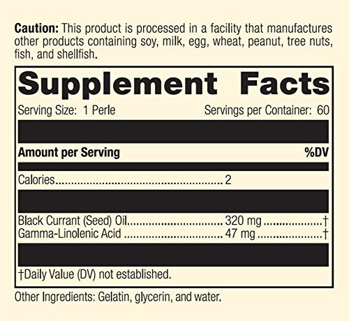 Black Currant Seed Oil  Standard Process   