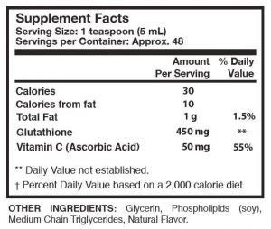 Tri-Fortify Liposomal Glutathione Other Supplements Researched Nutritionals   